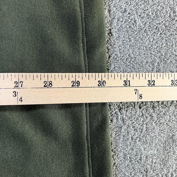North Style Sweater Womens Size XL Green Knit Mock Neck Pullover 3/4 Sleeves - Picture 7 of 8